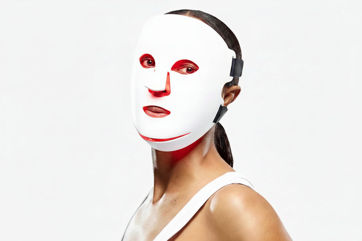 Máscara LED para masaje ocular con cromoterapia