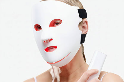 Máscara LED para masaje ocular con cromoterapia